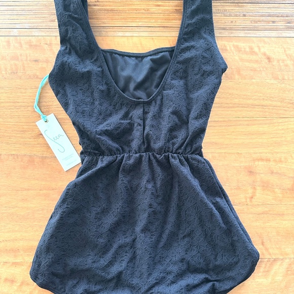 NWT Seaa Tofino Swimsuit - Black Lace XS - Picture 2 of 10